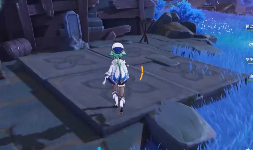 原神清濑岛石板怎么踩