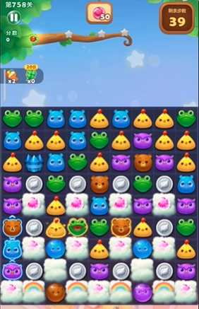 开心消消乐758关怎么过