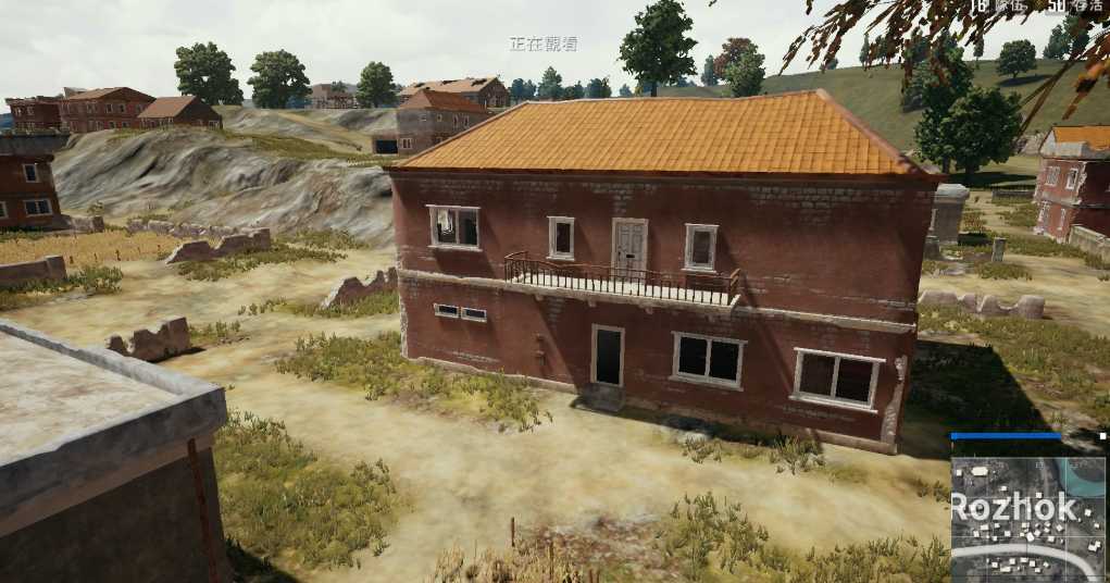 绝地求生如何蹲房子