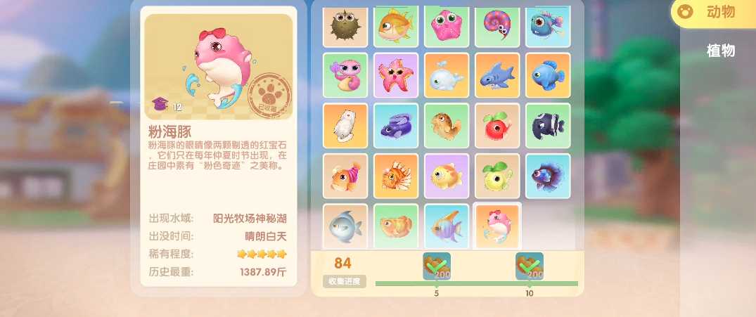 摩尔庄园怎么可以钓到粉海豚