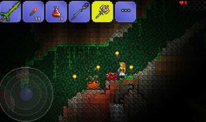 泰拉瑞亚恶魔祭坛怎么拿下来