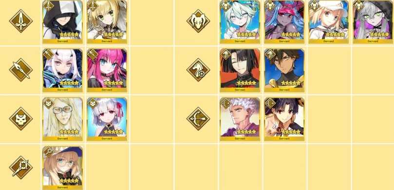 命运冠位指定七职阶的五星输出哪些比较值得抽