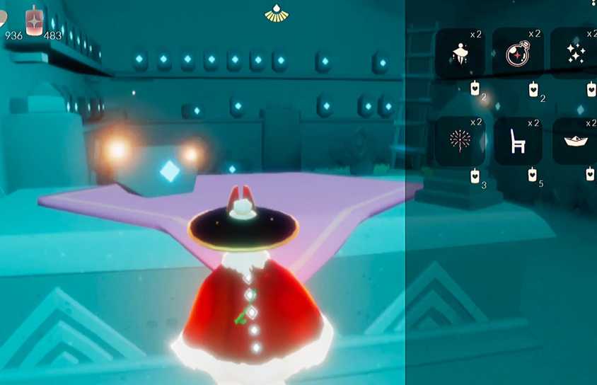 光遇如何在河里放纸船