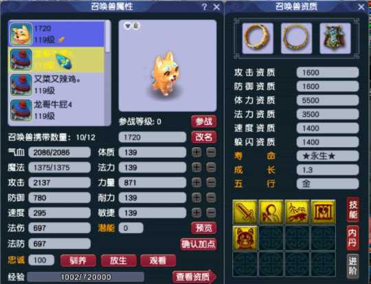 梦幻西游敏普陀带什么特技