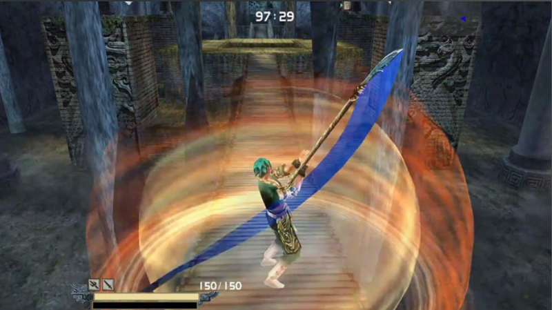 流星蝴蝶剑中怎样用长枪