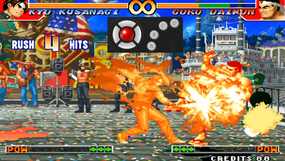 拳皇97草薙京怎么连四下