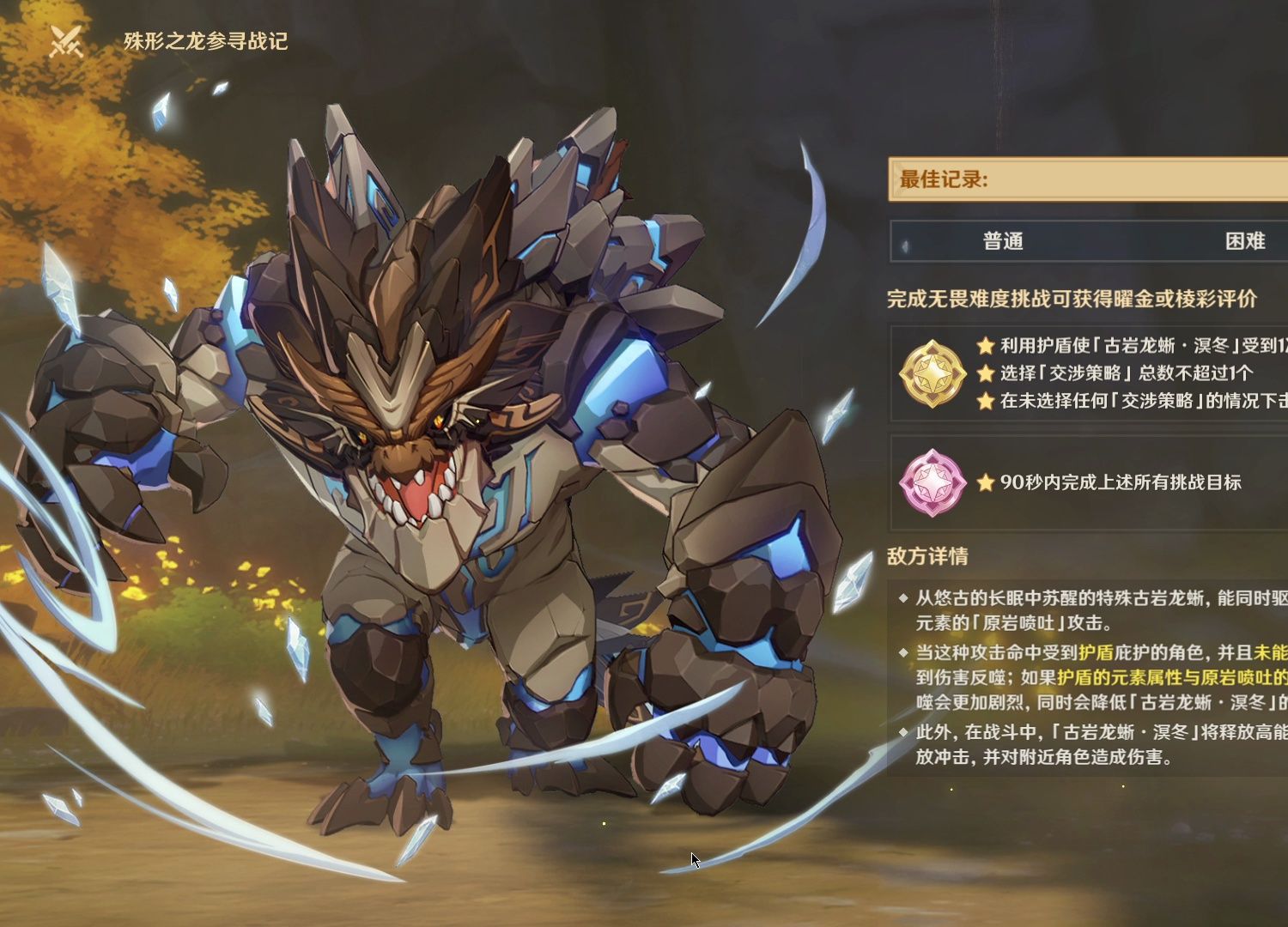 原神古岩龙蜥有什么技能