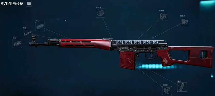 三角洲行动svd狙击步枪怎么配装